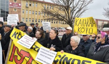 KARAKAYA KÖYÜ DİRENİYOR: “DOĞAMIZI TAŞ OCAĞINA TESLİM ETMEYECEĞİZ!”