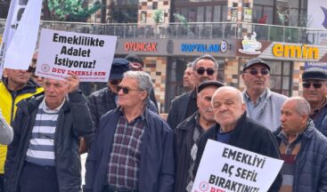 ÇORUMLU EMEKLİ MEYDANLARA ÇIKTI