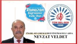 SAĞLIK, HUZUR VE UMUT’LA NİCE BAYRAMLARA.. Nevzat Veldet Tüm Bel Sen Başkanı