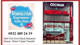 RAMAZAN BAYRAMI’MIZ KUTLU OLSUN.. Özçınar Medikal