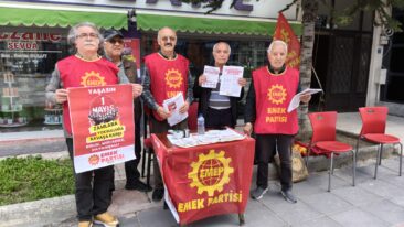 ‘SÖMÜRÜYE VE BASKIYA KARŞI 1 MAYIS’TA ALANLARDAYIZ’