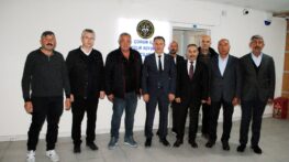 YILMAZ KAYA VE YÖNETİMİN’DEN ERCAN ŞANAL’A “HAYIRLI OLSUN” ZİYARETİ