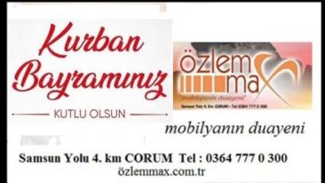 BAYRAMIMIZ KUTLU OLSUN – ÖZLEM MAX MOBİLYA – MOBİLYANIN DUAYENİ – METİN ÜNAL