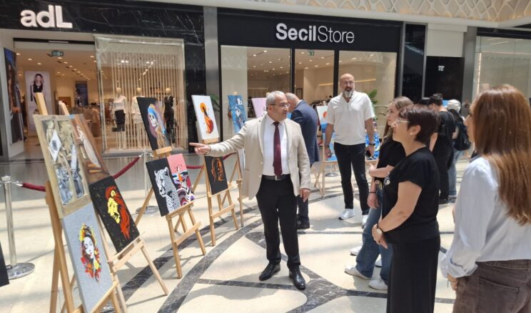 ETİ ANADOLU LİSESİ’NDEN 60. YILA YAKIŞAN RESİM SERGİSİ