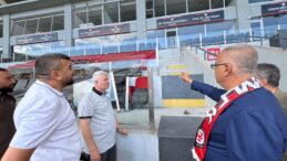 AHLATCI: “SÜPER LİG’E YAKIŞIR BİR STADYUM İÇİN ÇALIŞIYORUZ”