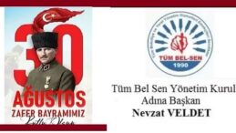 ’30 Ağustos Zafer Bayramı’mımız Kutlu Olsun ‘ Tümbelsen Çorum İl Yönetimi Adına NEVZAT VELDET