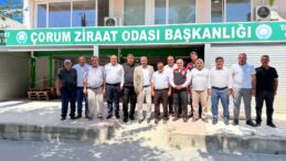 ÇORUM’DA ZİRAAT ODALARI VE TARIM MÜDÜRLÜĞÜ’NDEN ÇKS TOPLANTISI