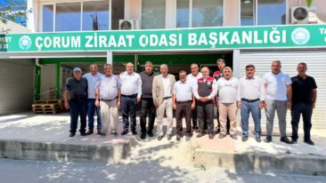 ÇORUM’DA ZİRAAT ODALARI VE TARIM MÜDÜRLÜĞÜ’NDEN ÇKS TOPLANTISI