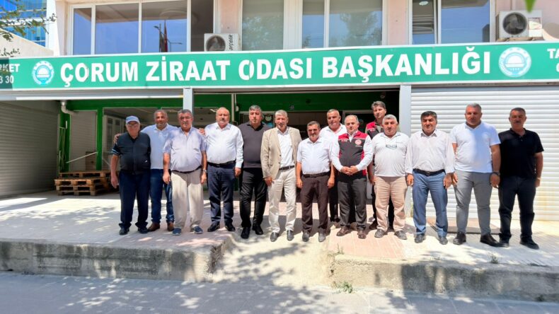 ÇORUM’DA ZİRAAT ODALARI VE TARIM MÜDÜRLÜĞÜ’NDEN ÇKS TOPLANTISI