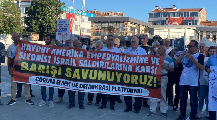 BARIŞI VE YAŞAMI SAVUNUYORUZ