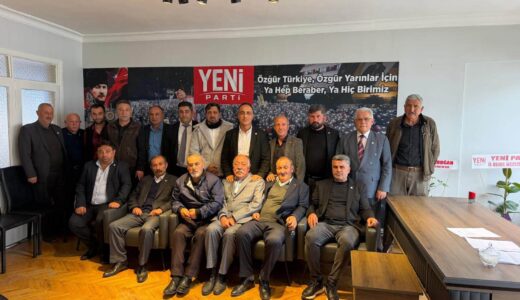 ÇORUM YENİ PARTİ İL BAŞKANLIĞINDA SEÇİM HEYECANI