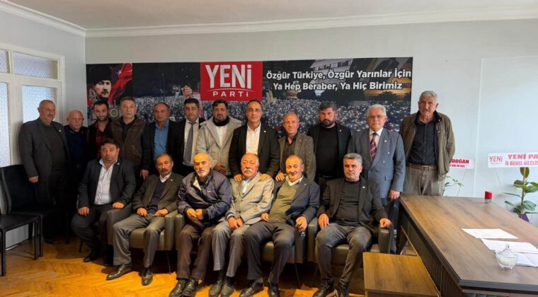 ÇORUM YENİ PARTİ İL BAŞKANLIĞINDA SEÇİM HEYECANI
